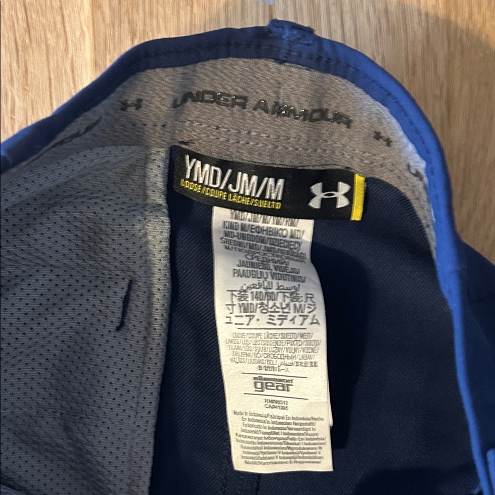 Under Armour Matchplay Navy Blue Pants - Picture 3 of 9